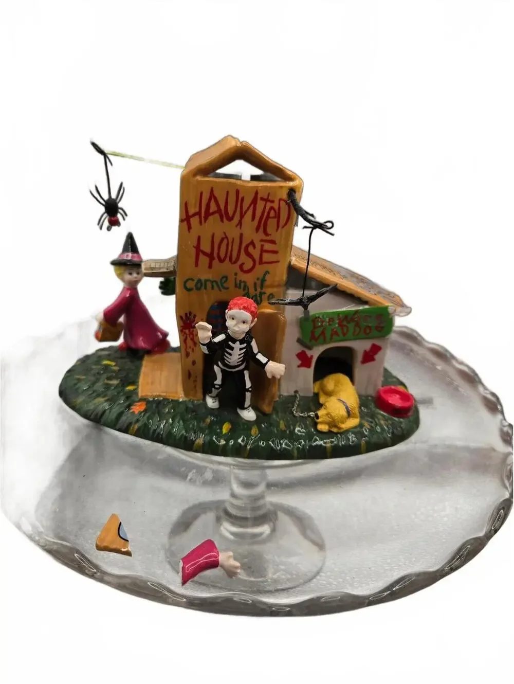 As Is Dept 56 - Come In If You Dare 799979 Snow Village Accessory Hallmark